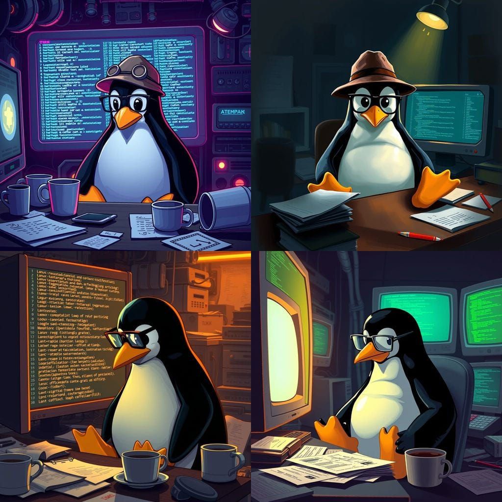 Linux Penguin Debugging in a Coding Environment