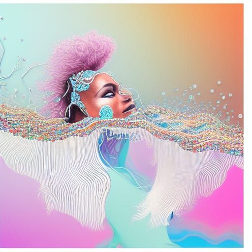 Elaborate Eddy: Hyperrealistic Collage Illustration in Expre...