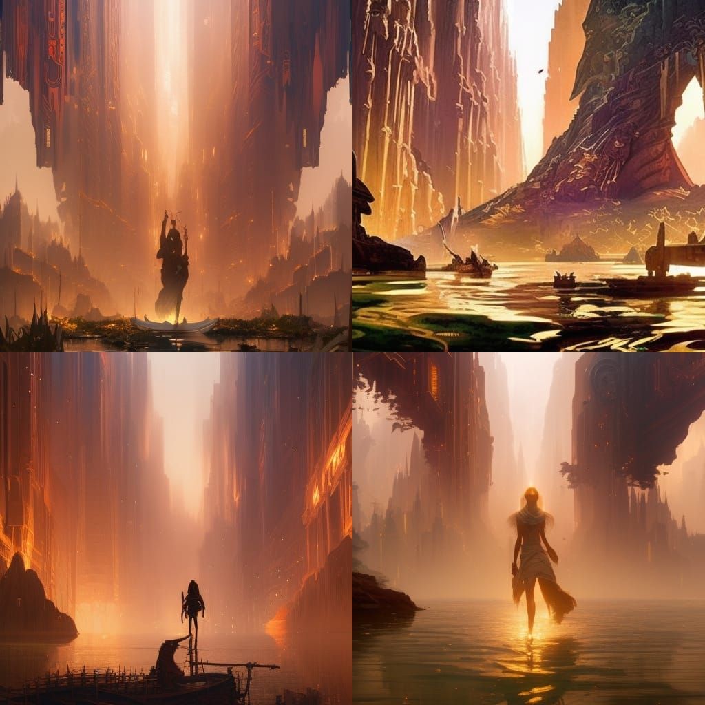El Dorado Dark Fantasy Concept Art