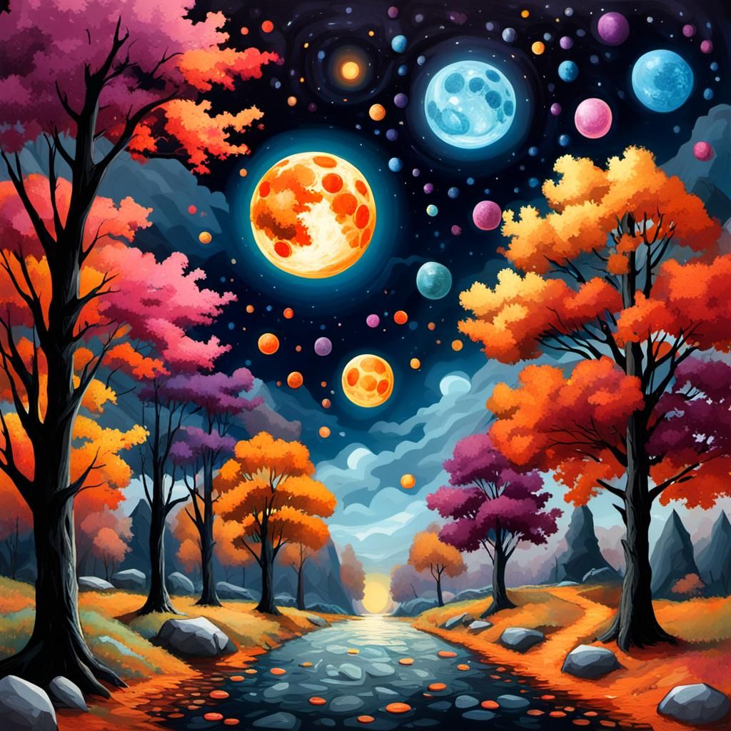 Glowing Orbs in the Dark