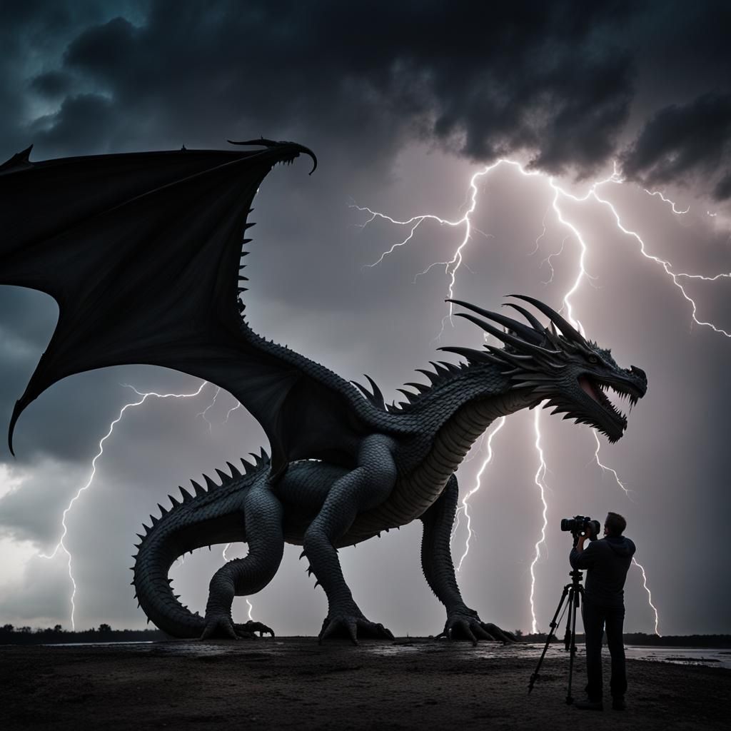 Dragon Photography: Man Captures Colossal Beast