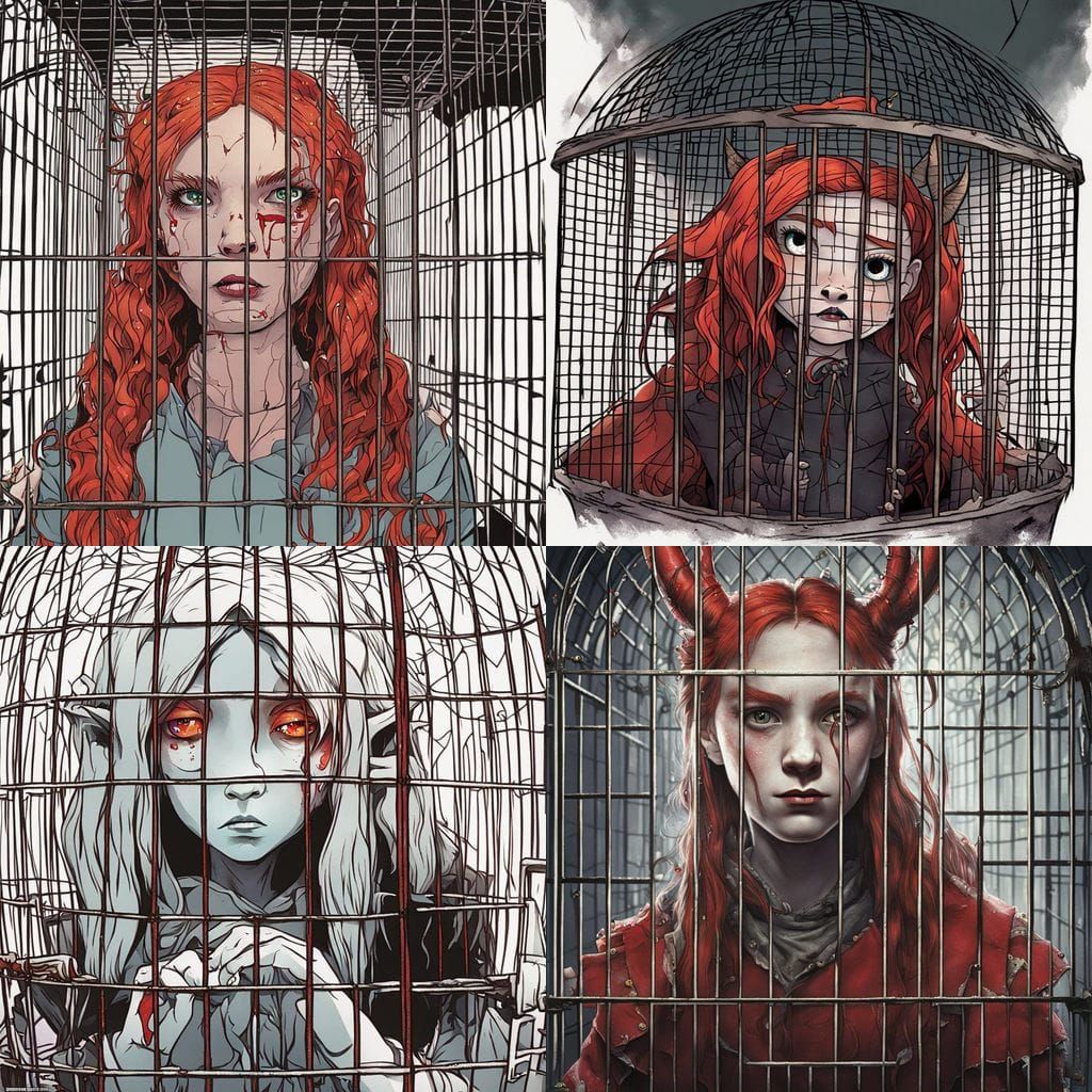 Elf Girl Imprisoned: Shapeless Horror in Dungeon