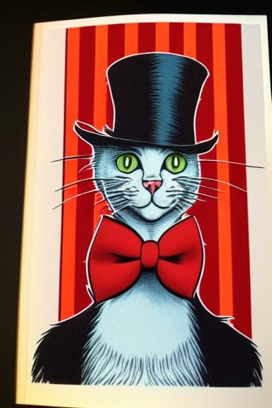 Black Cat as The Cat in the Hat