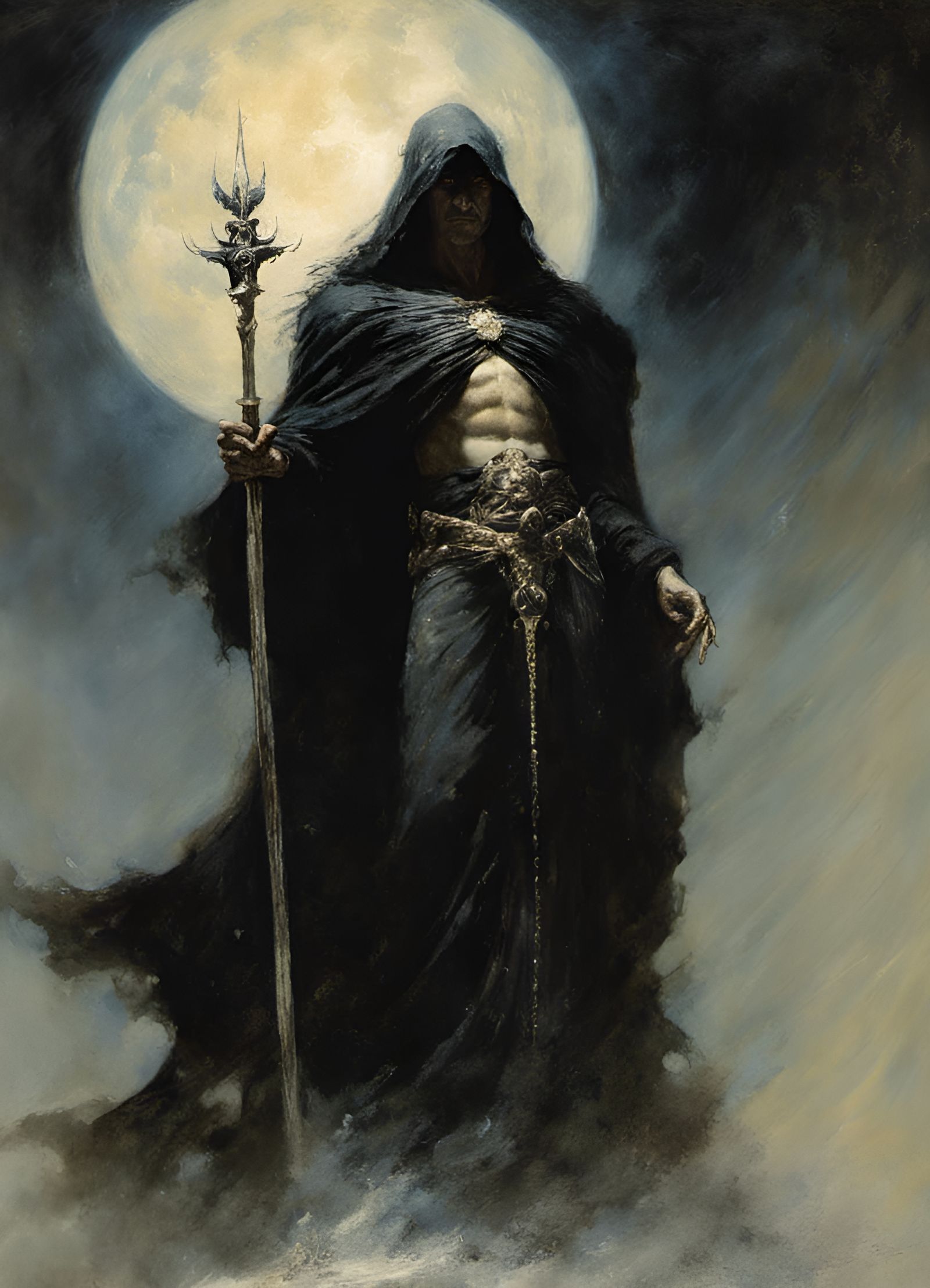 Arcane Lord of Magic in a Starry Realm