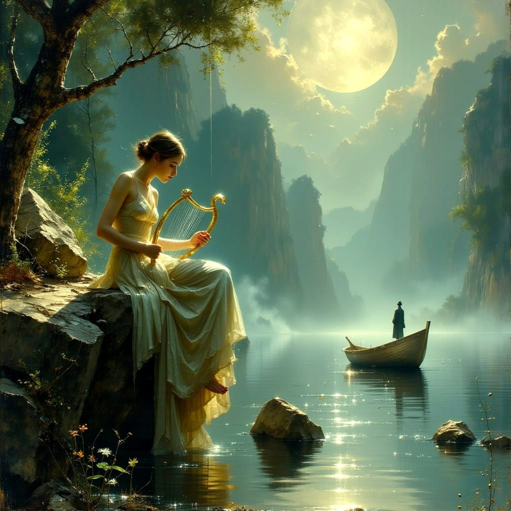 Mystical Siren at Sunset