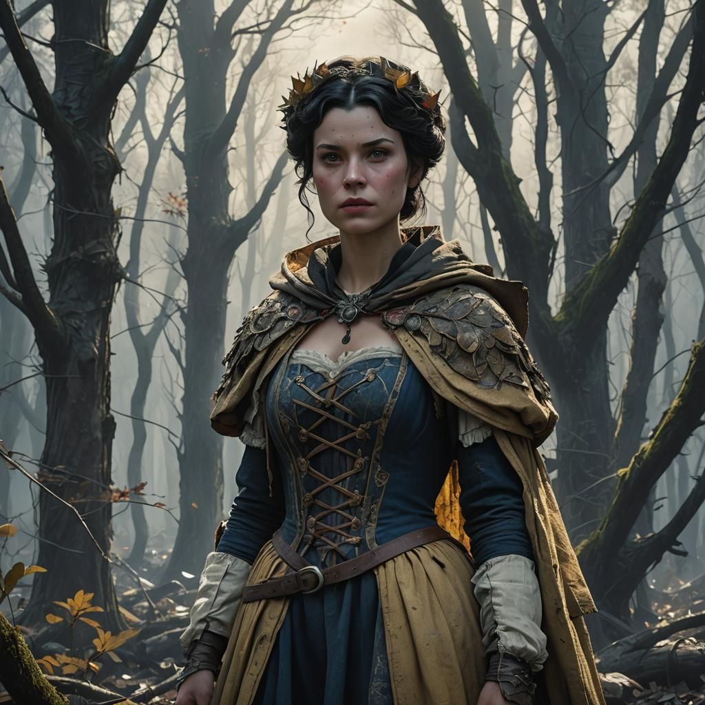 Snow White in a Post-Apocalyptic Forest