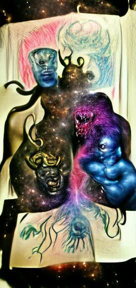 Nebula Duality: Gods and Monsters in Space