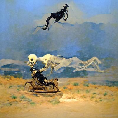 Death Looms Over a Lone Rider
