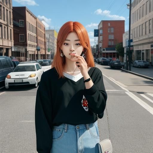 AI Generated Image of Babe