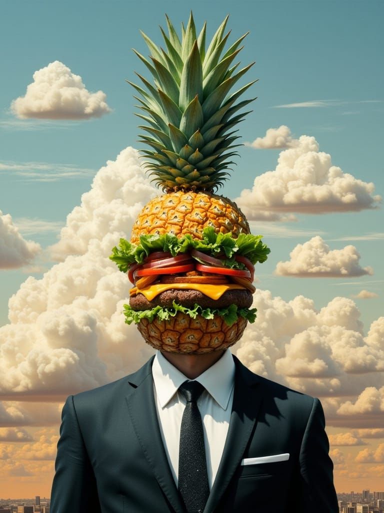 Pineapple Surreal  . . . Trying Abstract Reality In Flux