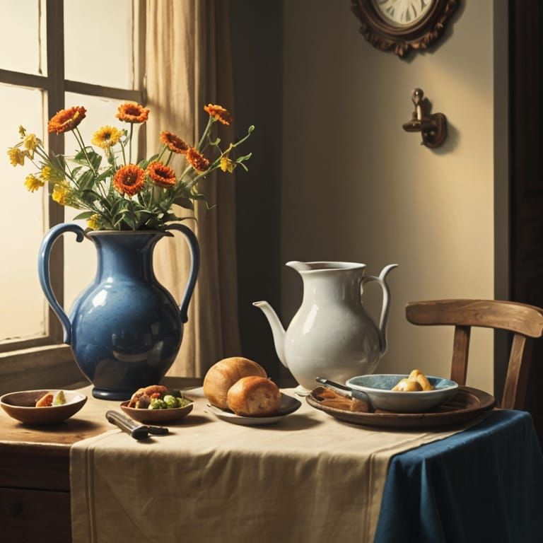Simple Kitchen Table Still Life