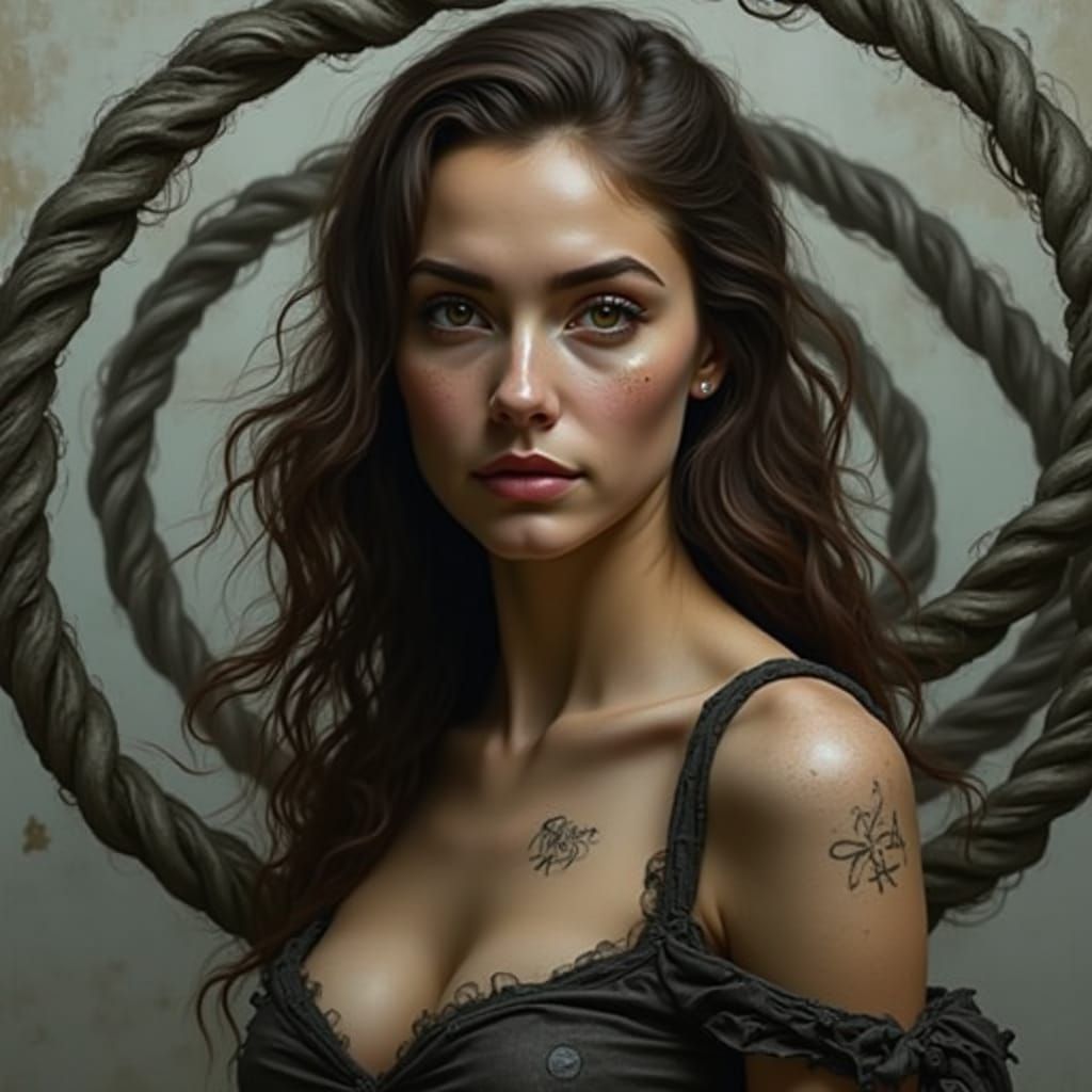 Abstract Twisting and Curving Shapes