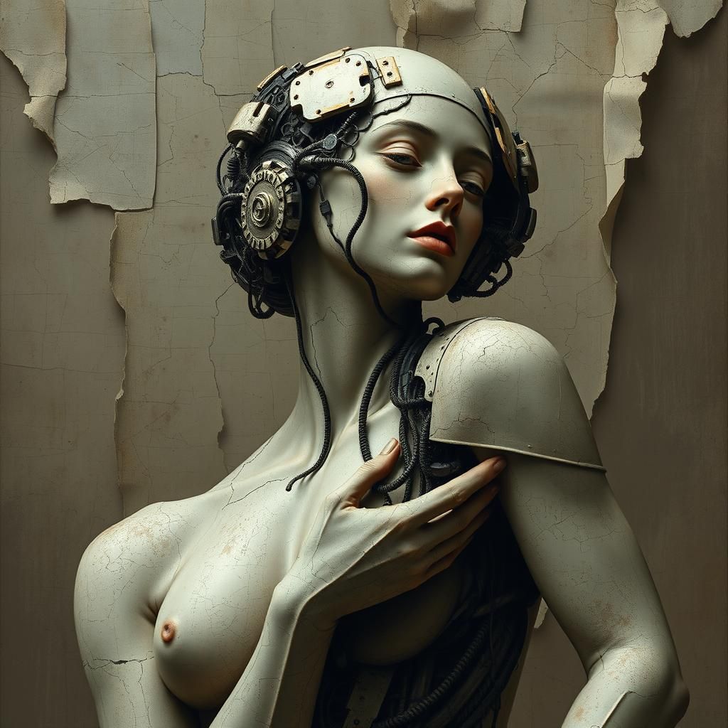 Dystopian Transformation: Mechanical Symbiosis in Haunting V...