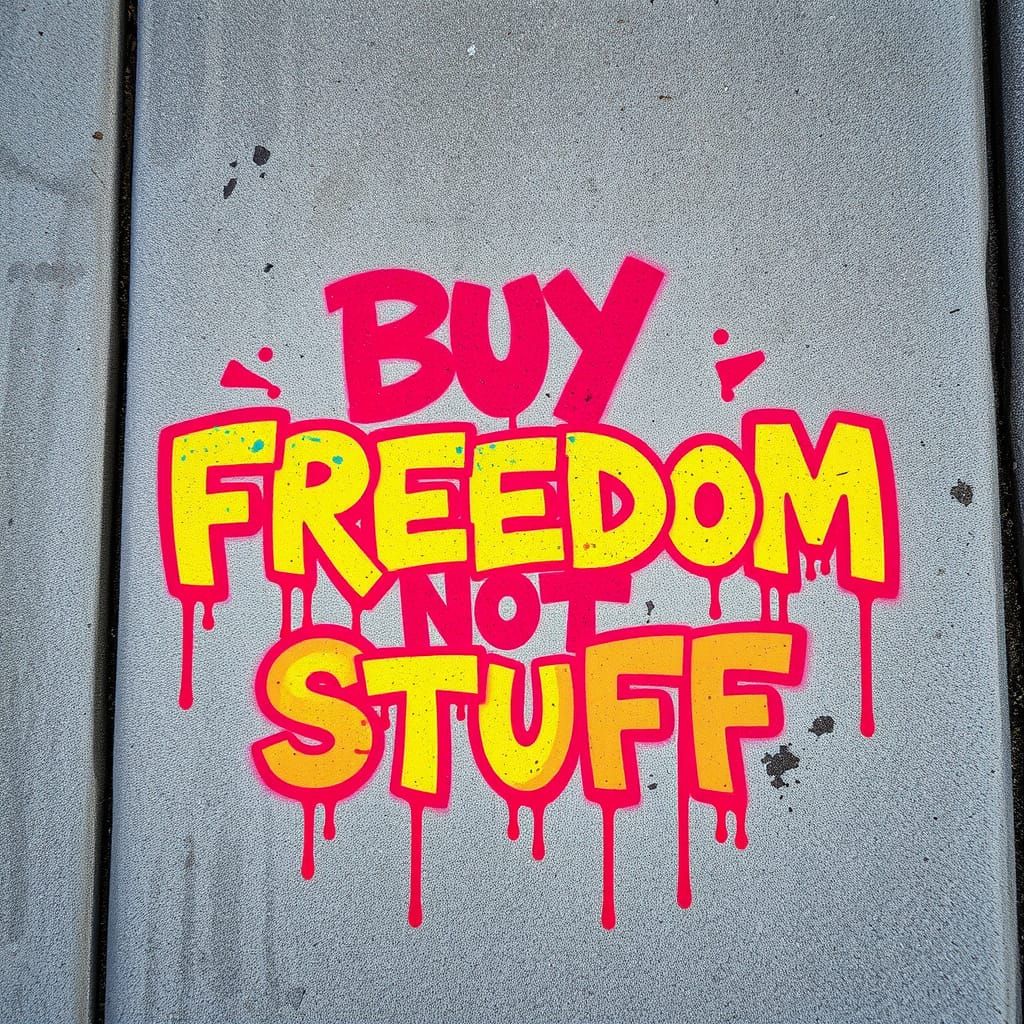 Urban Graffiti Art of Freedom and Rebellion