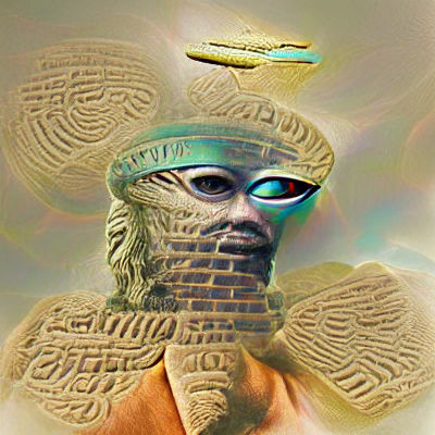 Anunnaki Figure from Ancient Mythology