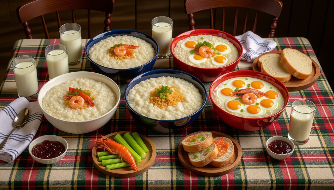 Dutch Golden Age Style Rice Porridge Spread