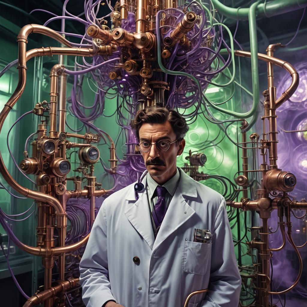 Surreal Sci-Fi Experiment Inspired by Dali and Magritte