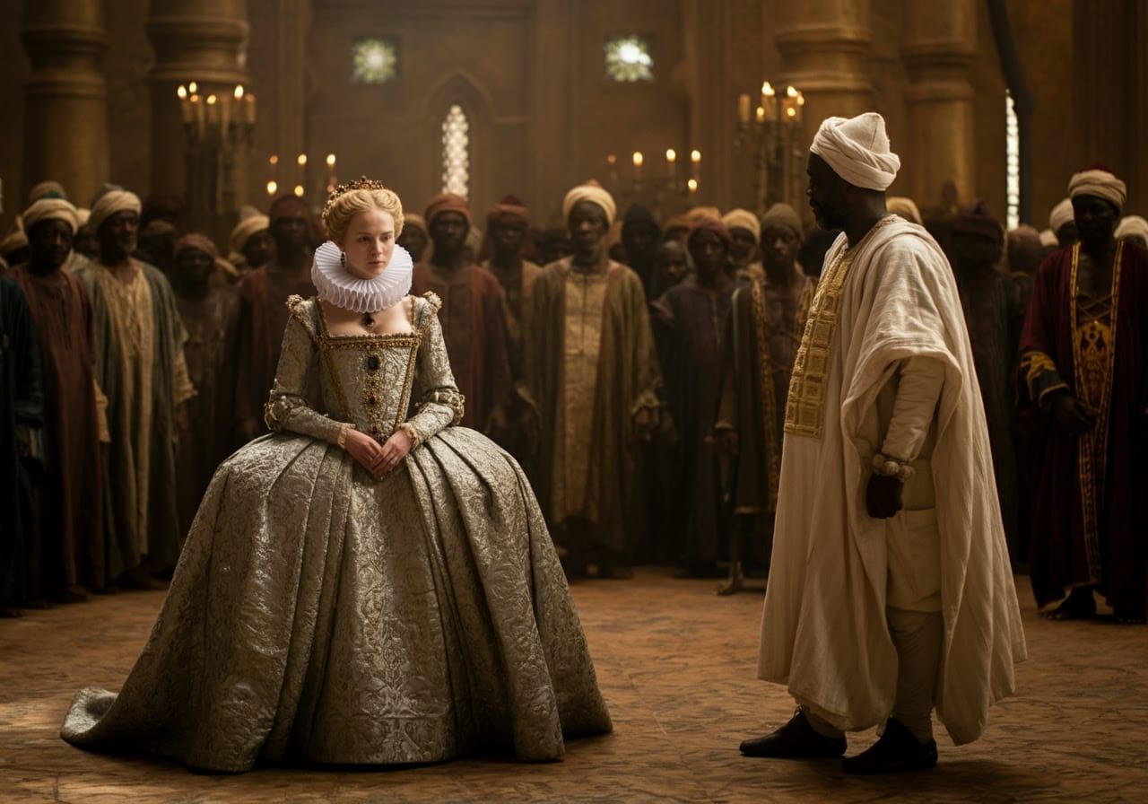 Queen Anna Meets the Mansa of Mali in Renaissance Style