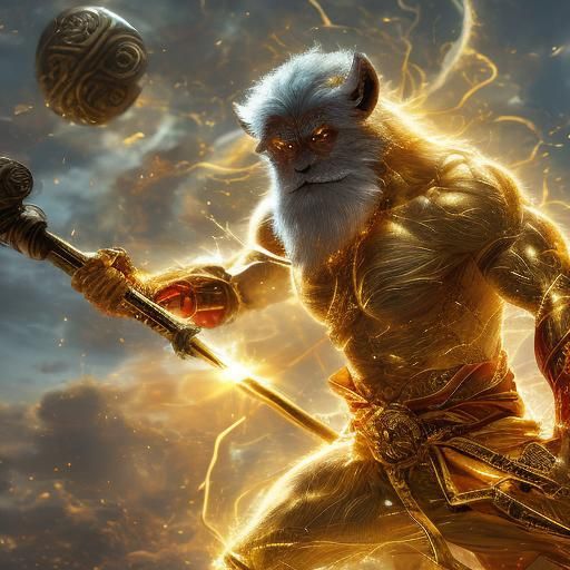 Sun Wukong Battles Thor: Godlike Energy