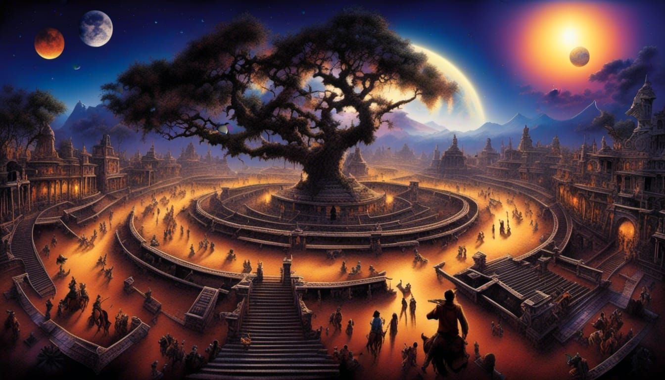 Circle of Life in 3D Shading