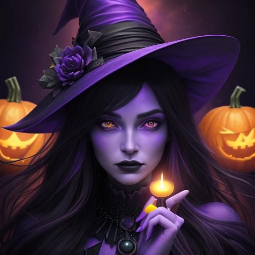 Fairy Witch Goddess Casting Spells in Hyperrealism