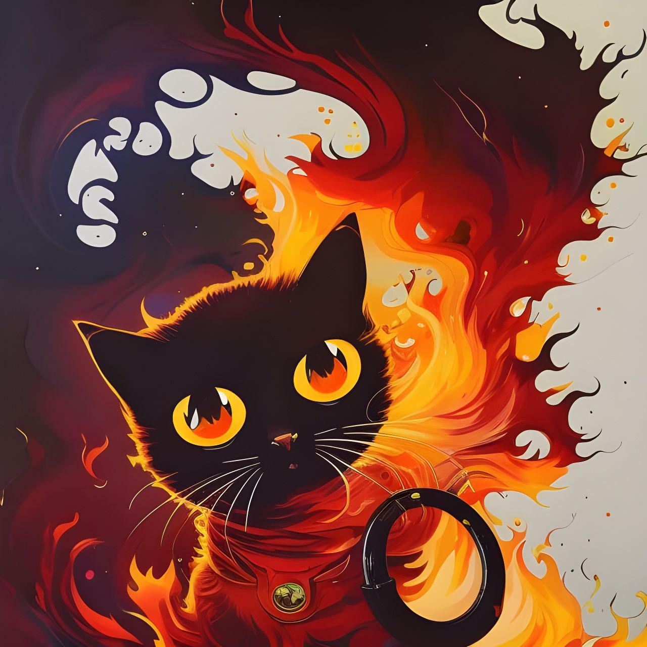 Flaming Feline