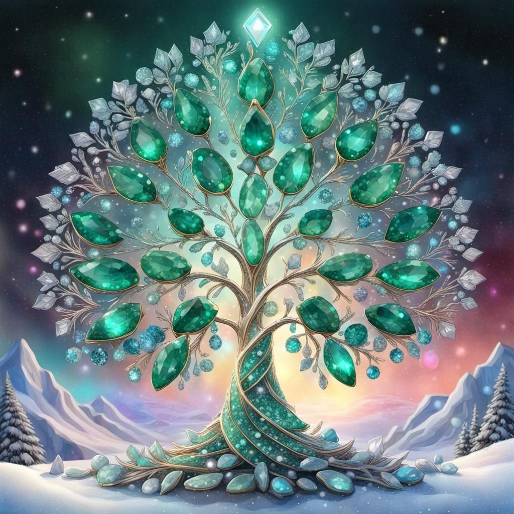 An emerald tree