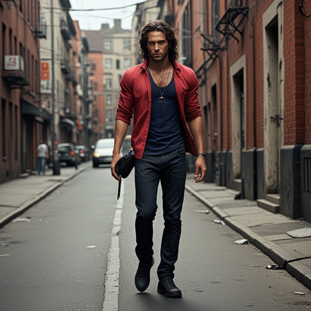 Struggle Street in Cinematic Photorealism