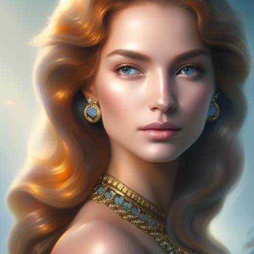 Vibrant Paper Collage Portrait with Cosmic Background