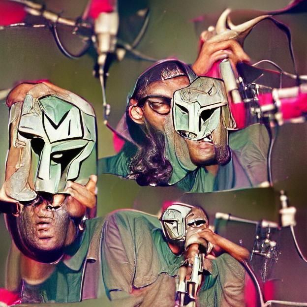 Stylized Portrait of MF DOOM