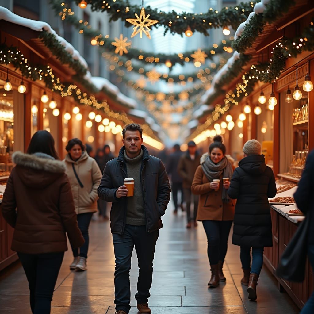 Ecuadorian Mall Transforms into German Christmas Market