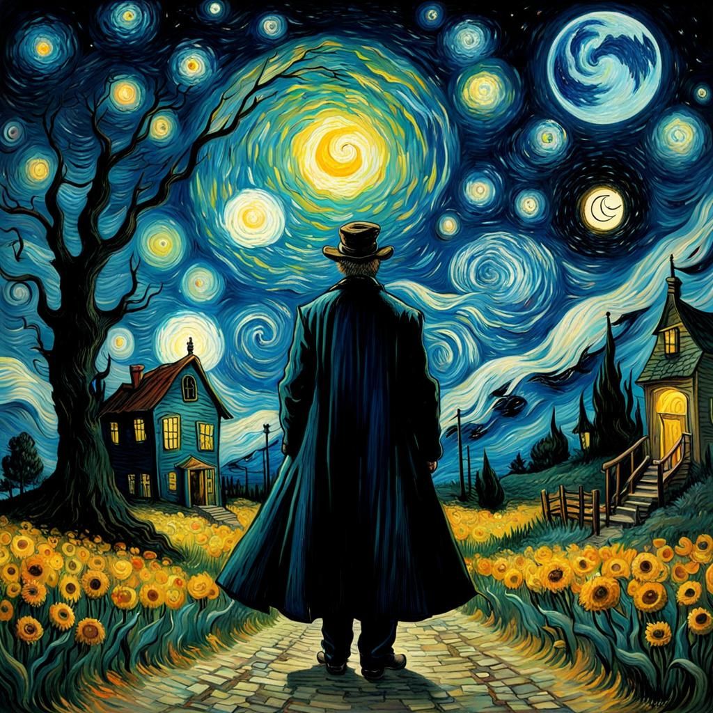 Ghosts on Phones: Van Gogh, Burton, Bell Inspired