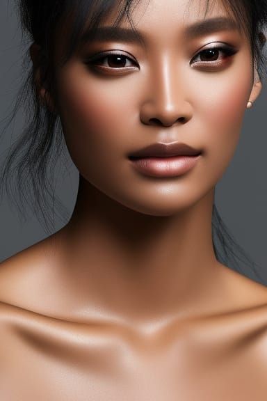 Goddess Metamorphosis in Hyperrealistic Style