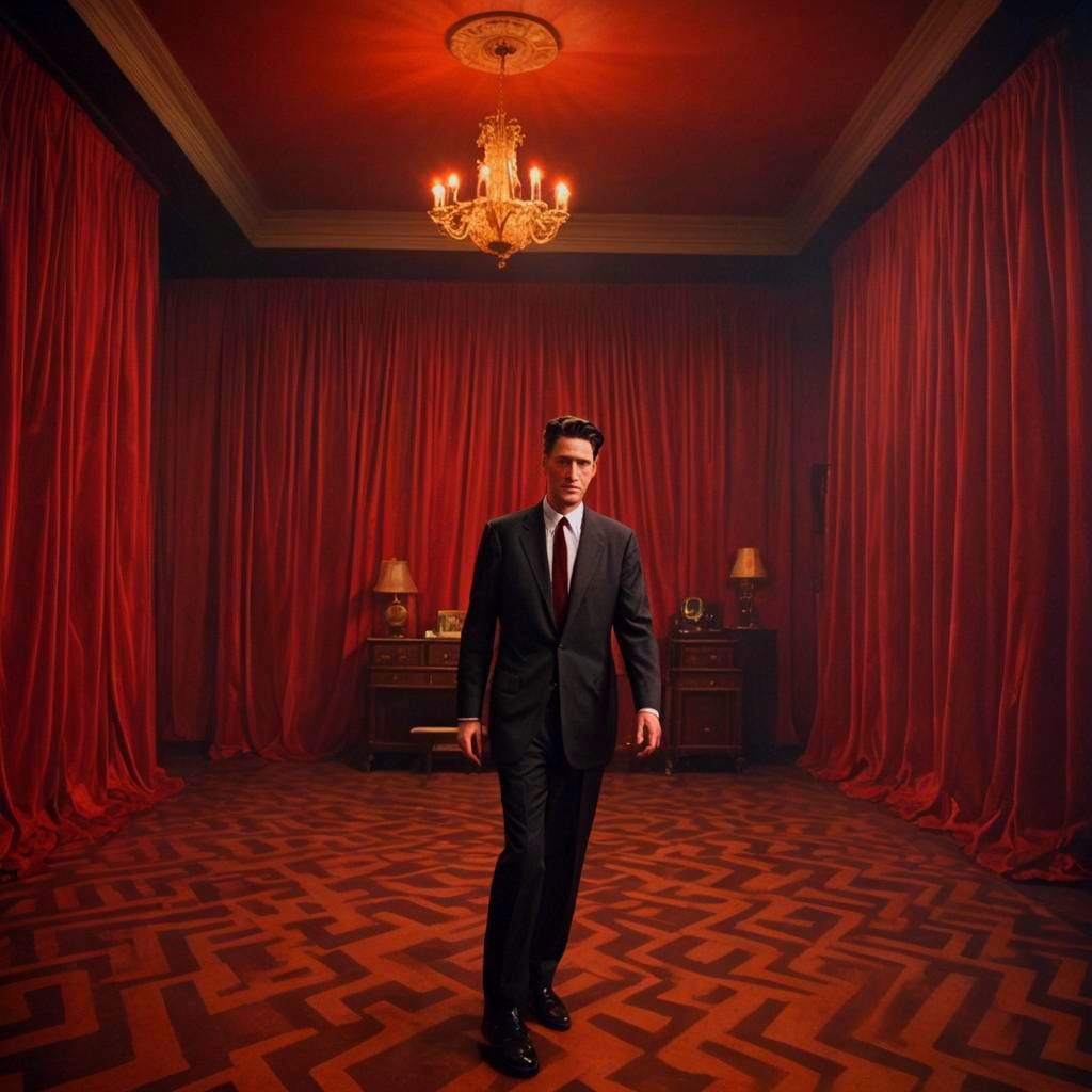 Agent Cooper in Red Room: David Lynch Film Style