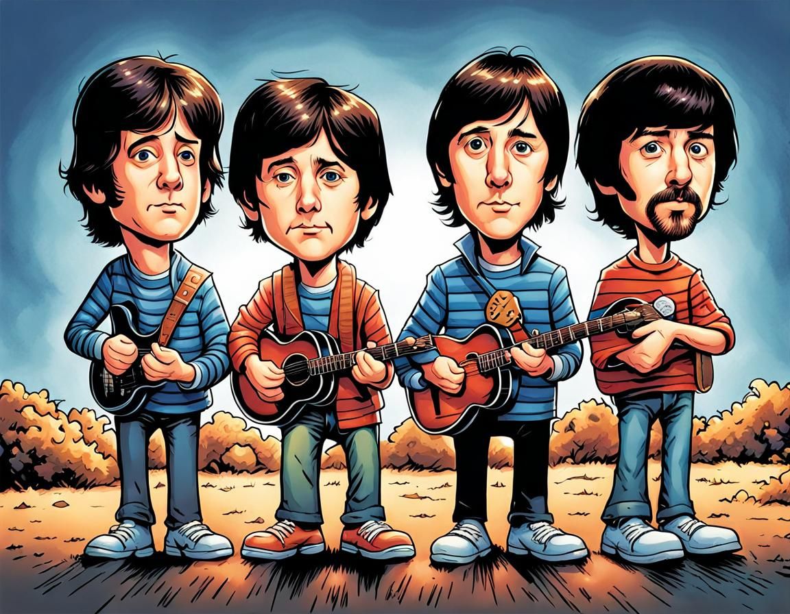 Paul McCartney and John Lennon and George Harrison and Ringo...