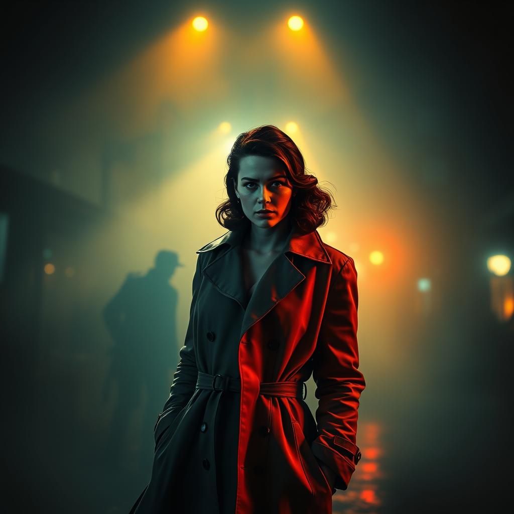 Anna Kendrick in 1950s Film Noir Scene