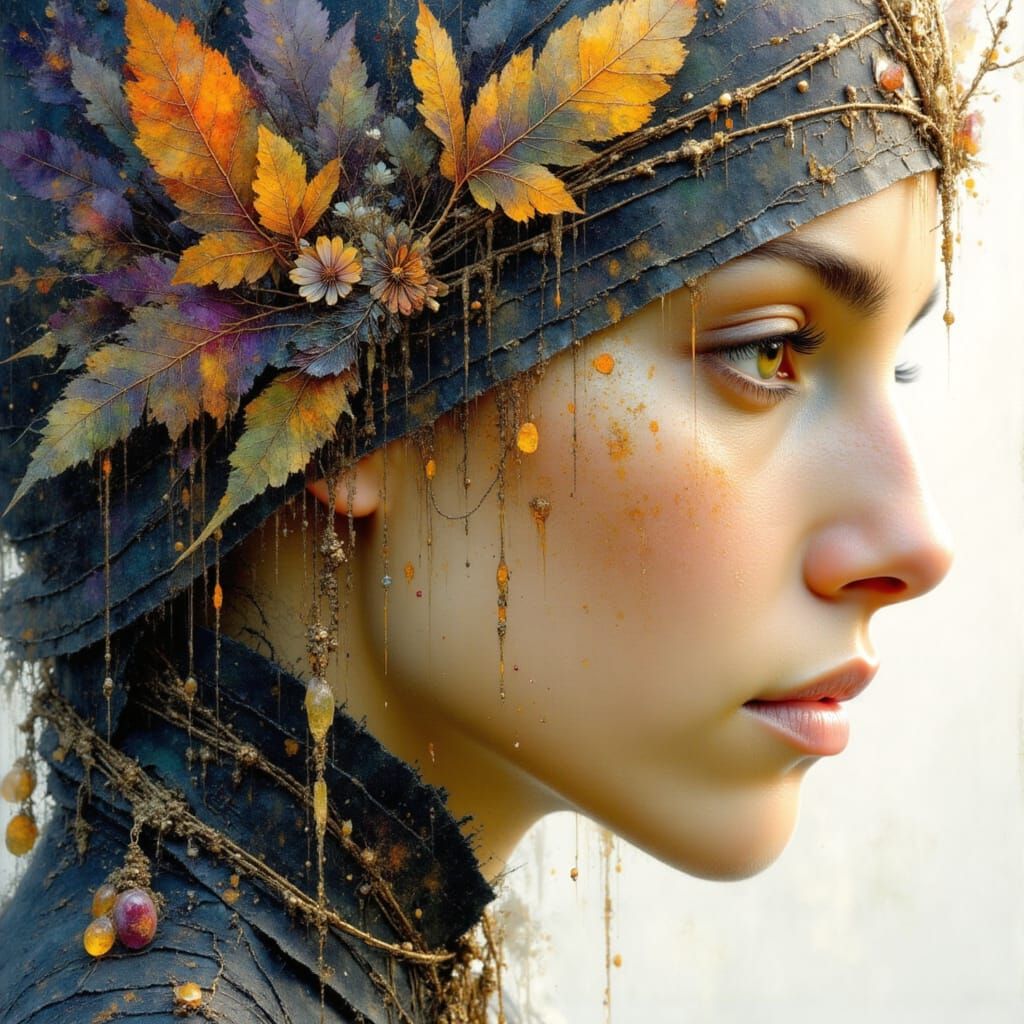 Mystical Earth Landscape in Painterly Style