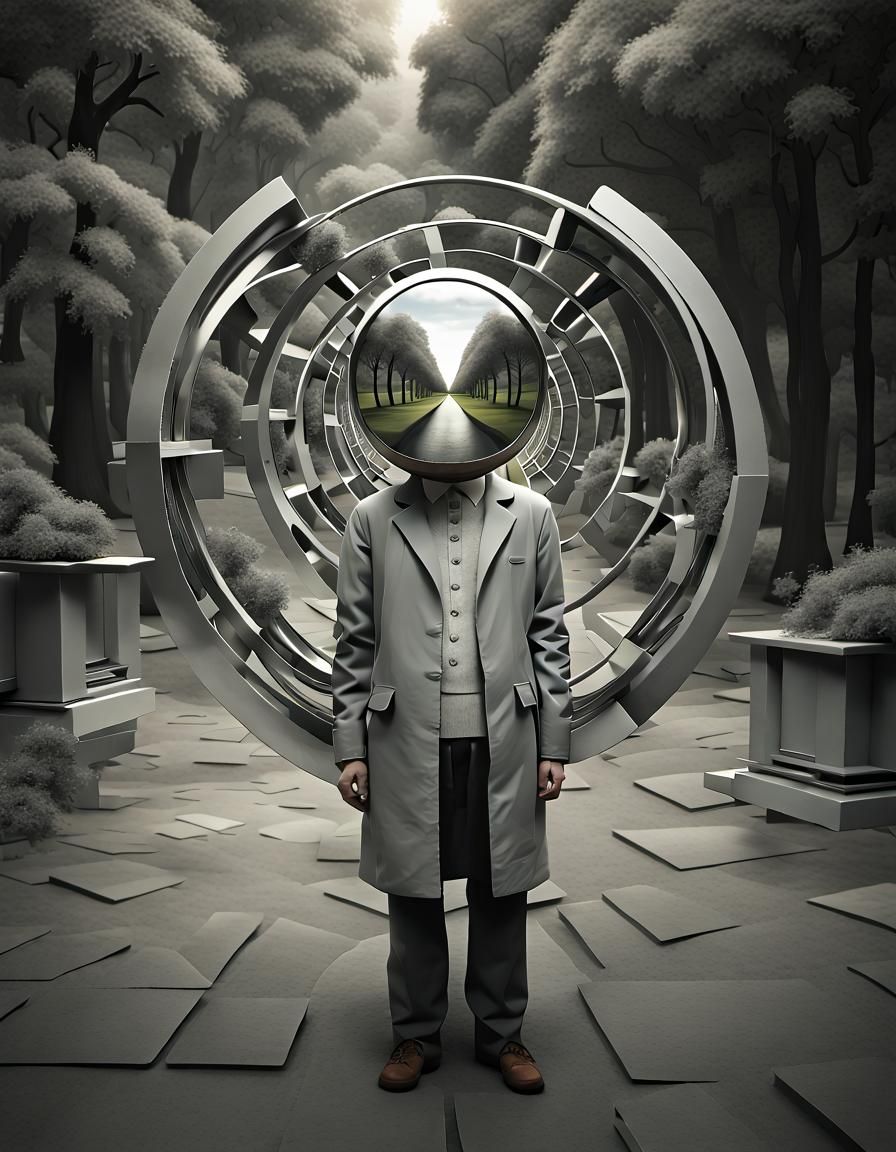 Transformative Perspective Shift: A World in Reflection