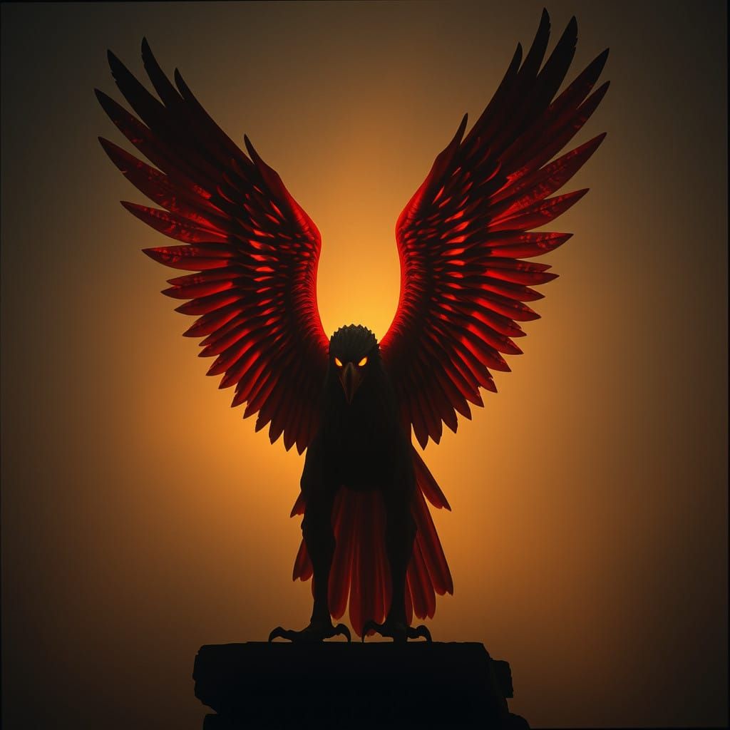 Majestic Garuda in Cinematic Splendor