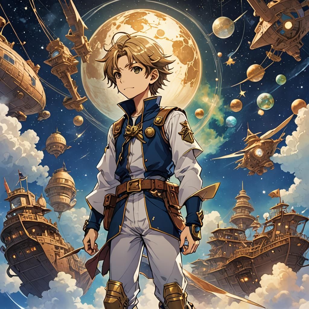 Astral Archipelago: Anime Boy Sky Sailor Adventure