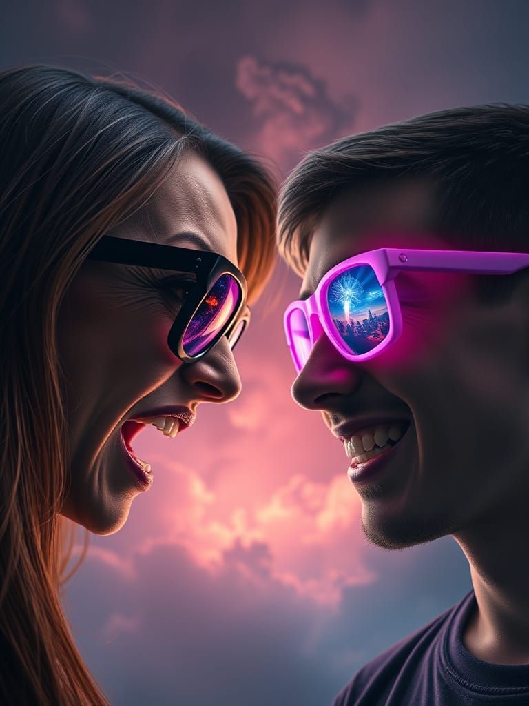 Hyperrealistic Duality - War and Peace