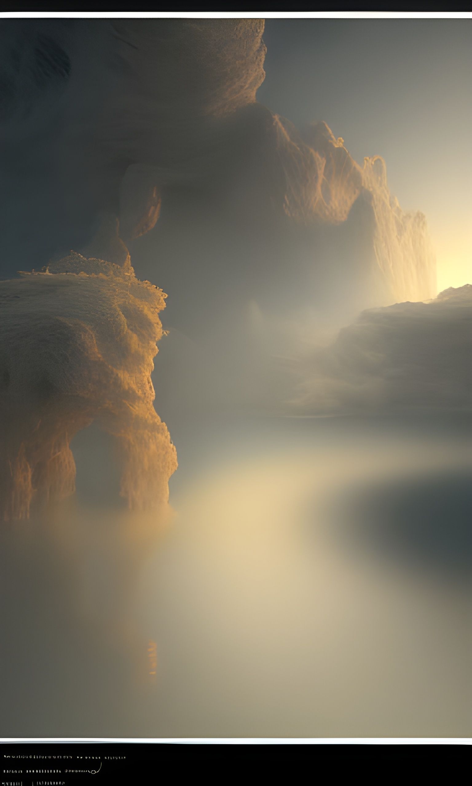 Ethereal Elemental Portrait in Digital Comic Book Art