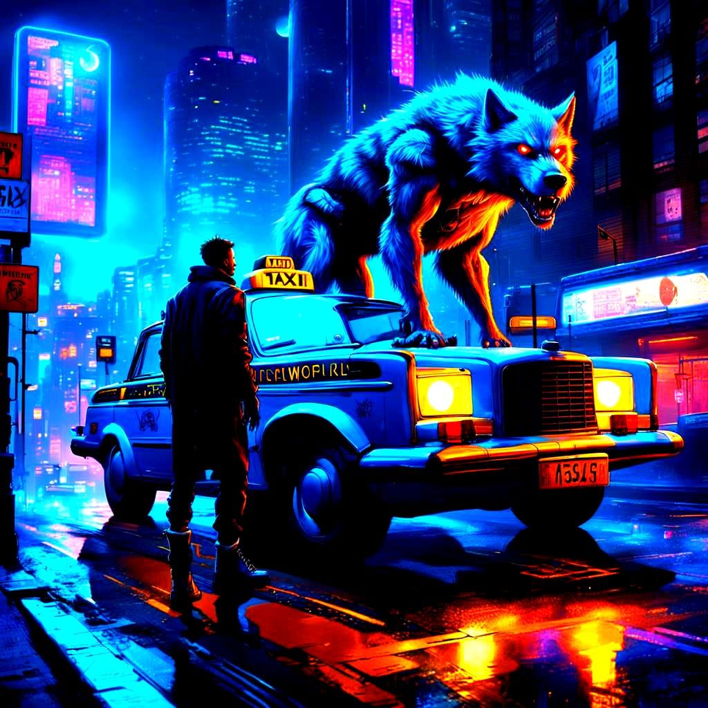 Biotech Augmented AI Werewolf Rampages Through London