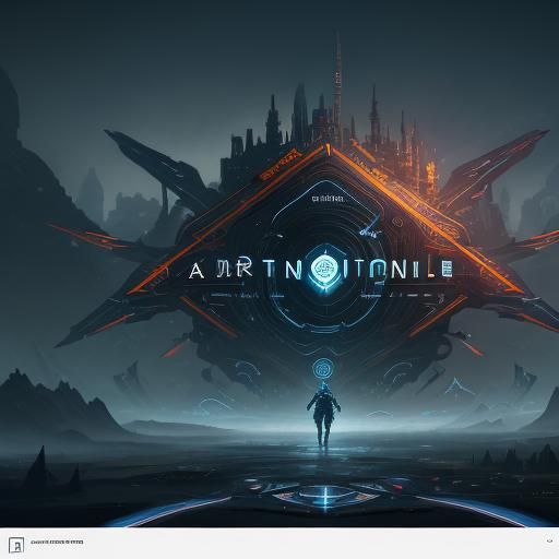 AI Automation Concept on Virtual Screen: Detailed Matte Pain...
