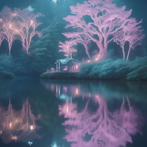 Main Prompt:
"A mystical boat in soft, fairy-tale colors, ge...