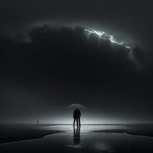 Ominous Sinkhole Appears on Stormy Path