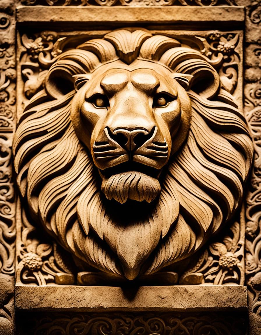 Achaemenid Lion Carving in British Museum