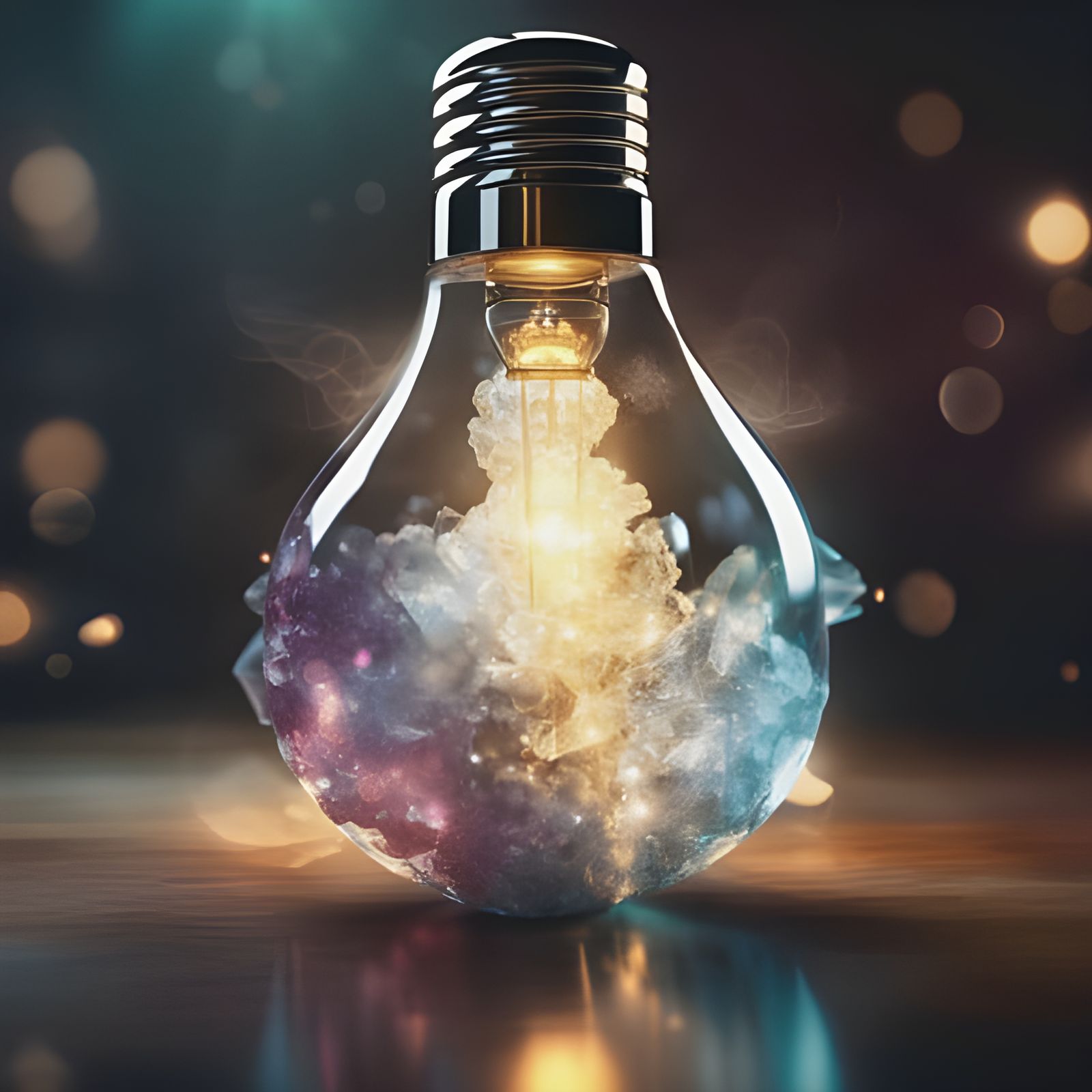 Abstract Crystal Light Design