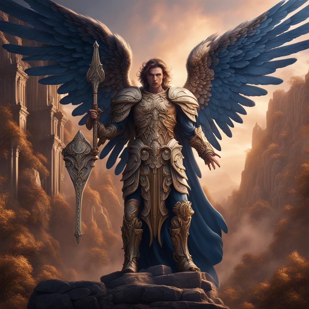 Archangel Michael Fantasy Concept Art