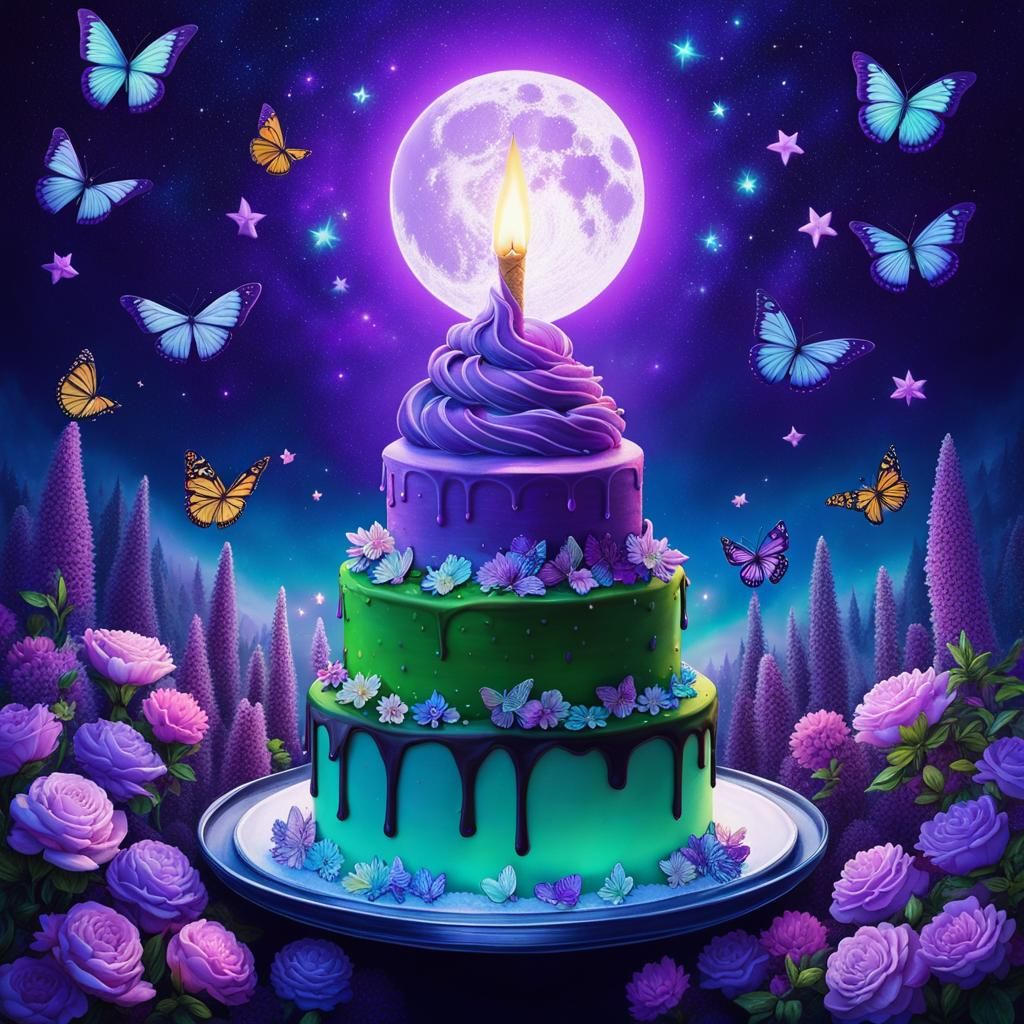 Surreal Ice Cream Dreamscape in Dragoncore Fairycore Style